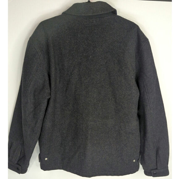 Old Navy Men's Solid Long Sleeve Full Zip Winter Jackets Dark Gray Size Large - Picture 5 of 9